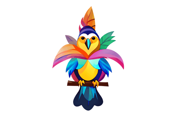 Download Abstract Exotic Bird - Premium Resources